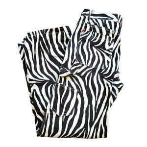 BDG Urban Outfitter Painters Pants Women's 26 Zebra Utility Pockets JJ3011